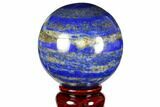 Polished Lapis Lazuli Sphere - Pakistan #149362-1